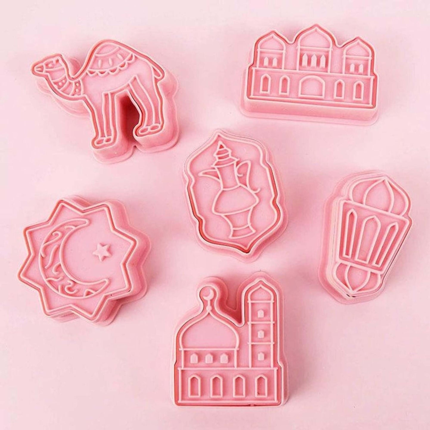 Ramadan Eid Mubarak cookie cutter fondant stamp set Islam 12 pcs