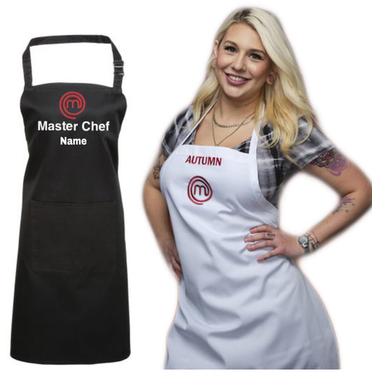 Personalised Master Chef Apron , Custom Mens Apron, Personalized Mens Apron, Chef Gifts for Him, Grill Master, Gift for Grillers, BBQ Apron